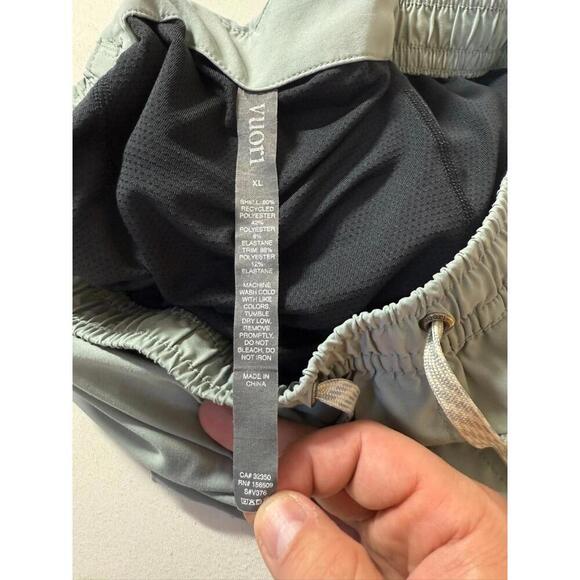 Vuori Course Run Shorts Mens XL Lined Blue Lightweight Running Stretch V376 - Picture 3 of 6